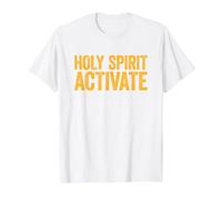 Holy Spirit Activate Value Graphic T-Shirt, Men, White, M