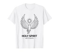 Holy Spirit Activate Value Graphic T-Shirt, Men, White, XL