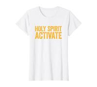 Holy Spirit Activate Value Graphic T-Shirt, Women, White, M