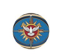 Holy Spirit Christia Pattern Car Air Fresheners 4 Pcs Round Shape Hanging Aromatherapy Tablets Scented Fresheners For Bedroom Bathroom