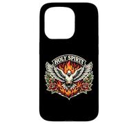 Holy Spirit Come Vintage Graphic Christian Neo Trad Style Case for iPhone 15 Pro