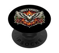 Holy Spirit Come Vintage Graphic Christian Neo Trad Style PopSockets Adhesive PopGrip