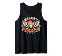 Holy Spirit Come Vintage Graphic Christian Neo Trad Style Tank Top