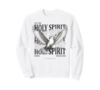 Holy Spirit Dove Bible Verse Galatians 5:16 Faith Christian Sweatshirt