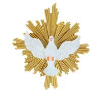 Holy Spirit Frame 22 x 24 cm - Religious Frames - Catholic Christian Worship Plastic