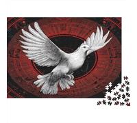 Holy Spirit Jigsaw Puzzles Flying Bird Challenge Toy Educational Games Home Decoration for Adults& Teenager Age 14 Years Up 1000pcs (75x50cm)