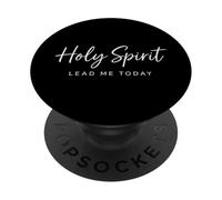 Holy Spirit Lead Me Today Prayer Jesus Faith Christian PopSockets Adhesive PopGrip