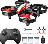 Holy Stone HS210 Kids Mini Drone for Beginners Adults, Indoor Outdoor RC Red