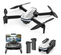 Holy Stone HS280 Foldable Drone with 1080P Camera for Adults and Kids, RC Quadcopter with Gravity Mode, Tap Fly, Voice and Gesture Control, Selfie, Altitude Hold, Headless Mode, 2 Modular Batteries