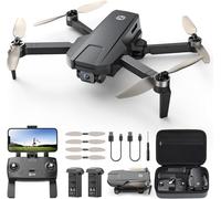 Holy Stone HS720S Drone with 4K UHD Camera for Adults, 2 Batteries 42 Mins Flight Time, 3KM Transmission, Brushless Motor, Smart Return Home, Follow Me, Under 249g, Foldable GPS Drone for Beginners