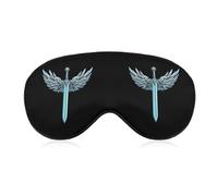 Holy Sword Design Sleep Mask Lightweight Blindfold Eye Mask with Adjustable Strap for Men Women