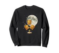 Holy Toast Trio With Halos Moon And Cross Parody Sweatshirt