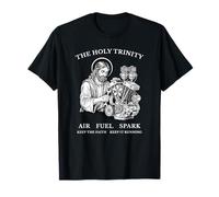 Holy Trinity Air Fuel Spark Keep The Faith Keep It Running T-Shirt