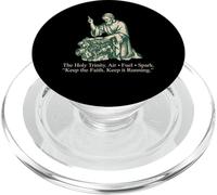 Holy Trinity Car Air Fuel Spark Mechanic Faith PopSockets PopGrip for MagSafe