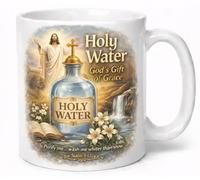 Holy Water God’s Gift of Grace Christian Coffee Cup Gift Mug