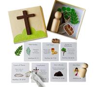 Holy Week Box | Easter Box Set,Home Office Decoration
