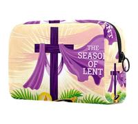 Holy Week. The Time of Lent. Cosmetic Bag for Women, Travel Toiletries Bags Large Makeup Handy Pouch Organiser Bag with Zipper