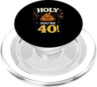 Holy You're 40! 40th Birthday Humor Turning Forty PopSockets PopGrip for MagSafe