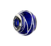 Holyart Blue mirror glass decoration Murano and silver 925