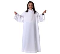 Holyart First Communion Albs: First Holy Communion ALB, Economy Model, 130 cm (51 inc.) White