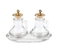 Holyart Glass cruets: Glass Cruet Set for Liturgy