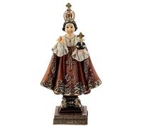 Holyart Resin and PVC statues: Infant of Prague statue Baroque base, 11 cm resin