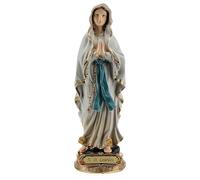 Holyart Resin and PVC statues: Lady of Lourdes statue praying hands resin 14.5 cm