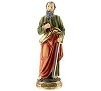 Holyart Resin and PVC statues: Saint Paul resin statue of 30 cm