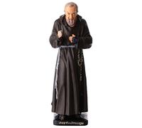 Holyart Resin and PVC statues: Saint Pio of Pietrelcina colored PVC statue, 20 cm