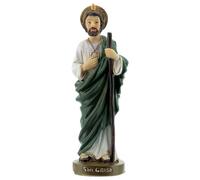 Holyart Resin and PVC statues: St Jude statue in colored resin 5x15x5 cm