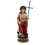 Holyart Resin and PVC statues: St Martha statue defeats Tarasque, resin 12 cm