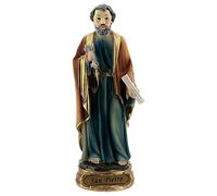 Holyart Resin and PVC statues: St. Peter's keys book resin statue 12.5 cm