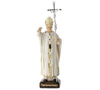 Holyart Resin and PVC statues: Statue of St. John Paul II, resin, 5 in