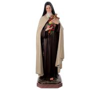 Holyart St Therese statue roses 150 cm painted fiberglass