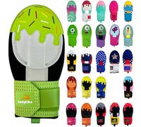 HolyElks Sliding Glove, Baseball Softball Sliding Glove for Kids, Youth and Adults, Flexible, Breathable, Durable, Easy to Carry (Black, Grey and Green, Youth)