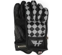 HolyFreedom Bullit Dusty Perforated Ladies Motorcycle Gloves, black/grey, size S