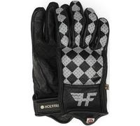 HolyFreedom Bullit Dusty Perforated Ladies Motorcycle Gloves, black/grey, size XS