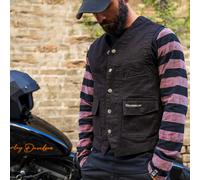 HolyFreedom Gilet Denim Vest, black, size S
