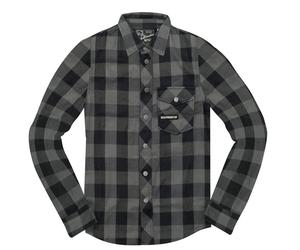 HolyFreedom Jessie James Flannel Shirt, grey, size 3XL