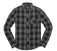 HolyFreedom Jessie James Flannel Shirt, grey, size XL for Men