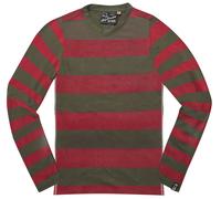HolyFreedom Kruger Longsleeve, grey-red, size S for Men