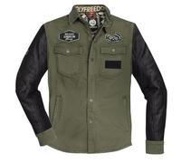 HolyFreedom Lieutenant Bicolor Motorcycle Textile Jacket, green/black, size S