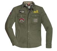 HolyFreedom Lieutenant Motorcycle Textile Jacket, green, size S for Men