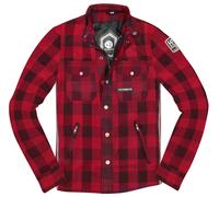 HolyFreedom Lumberjack Motorcycle Textile Jacket, red, size S for Men