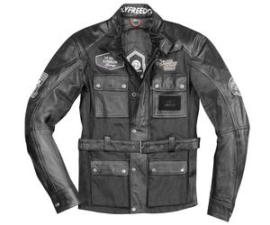 HolyFreedom Quattro TL motorcycle leather/textile jacket, black, size M for Men