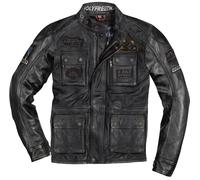 HolyFreedom Quattro Waxed Motorcycle Textile Jacket, black, size M for Men