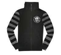 HolyFreedom Skull Sweat Jacket, black/grey, size S