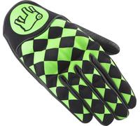 HolyFreedom Tartaruga perforated Motorcycle Gloves, green-blue, size 2XL for Men
