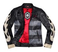 HolyFreedom Zero Inferno Special Edition Motorcycle Leather Jacket, size S for Men