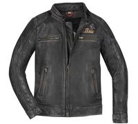 HolyFreedom Zero Summer perforated Motorcycle Leather Jacket, black, size S